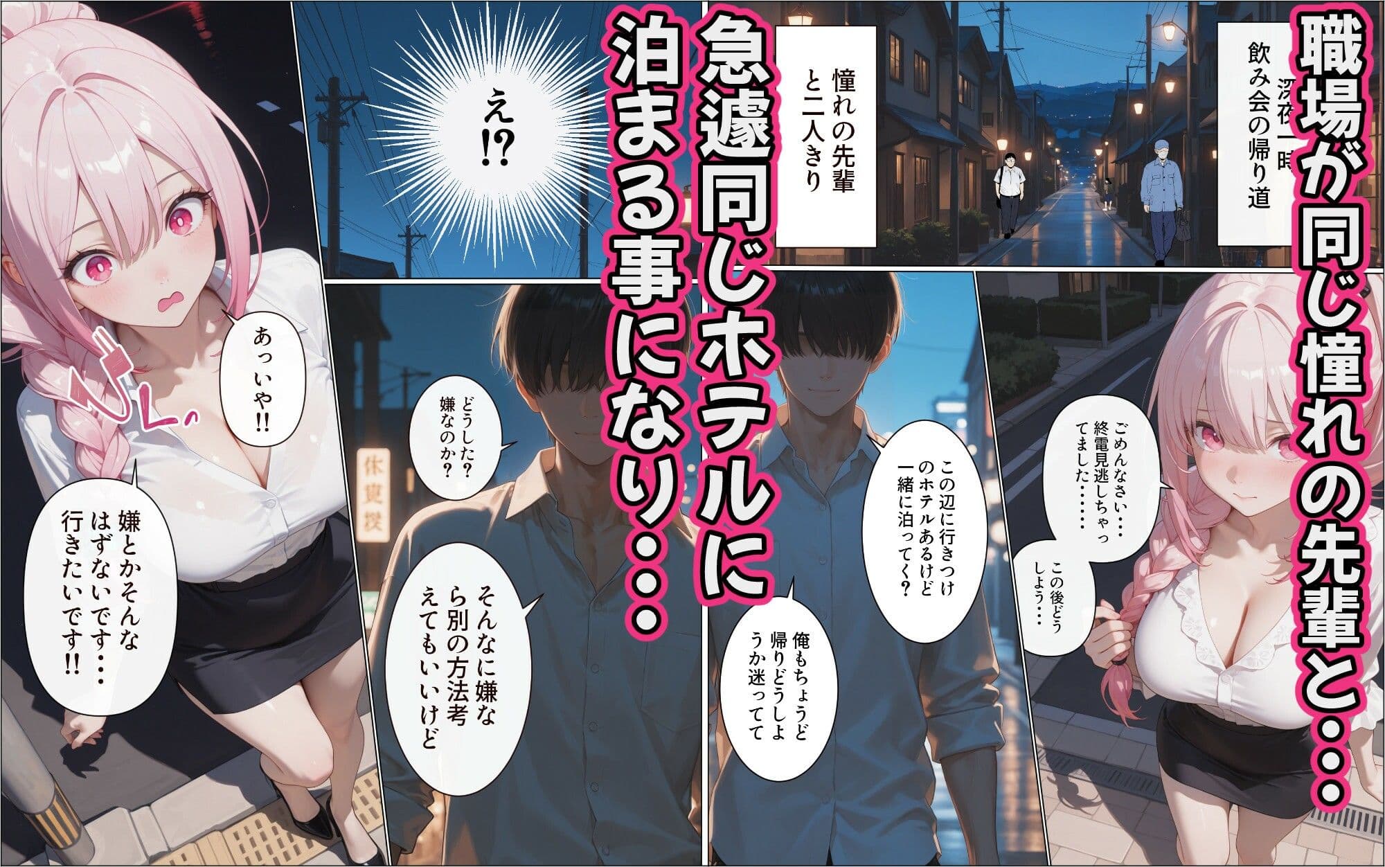 憧れの先輩にラブホでオナニーを見られた夜、初めてなのに自分から跨っちゃった話 サンプル1