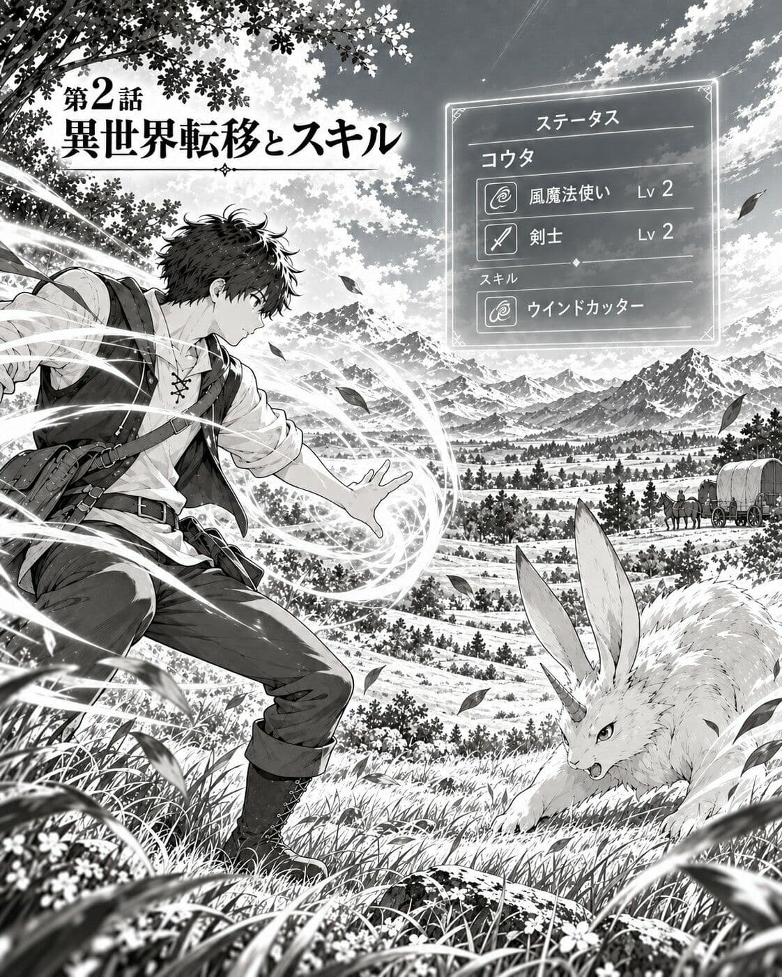 【第2話】社畜だけど転移先の異世界で【ジョブ設定スキル】を駆使して世界滅亡の危機に立ち向かう  〜【最強ハーレム】を築くまで、俺は止まらねぇからよぉ！〜 サンプル1