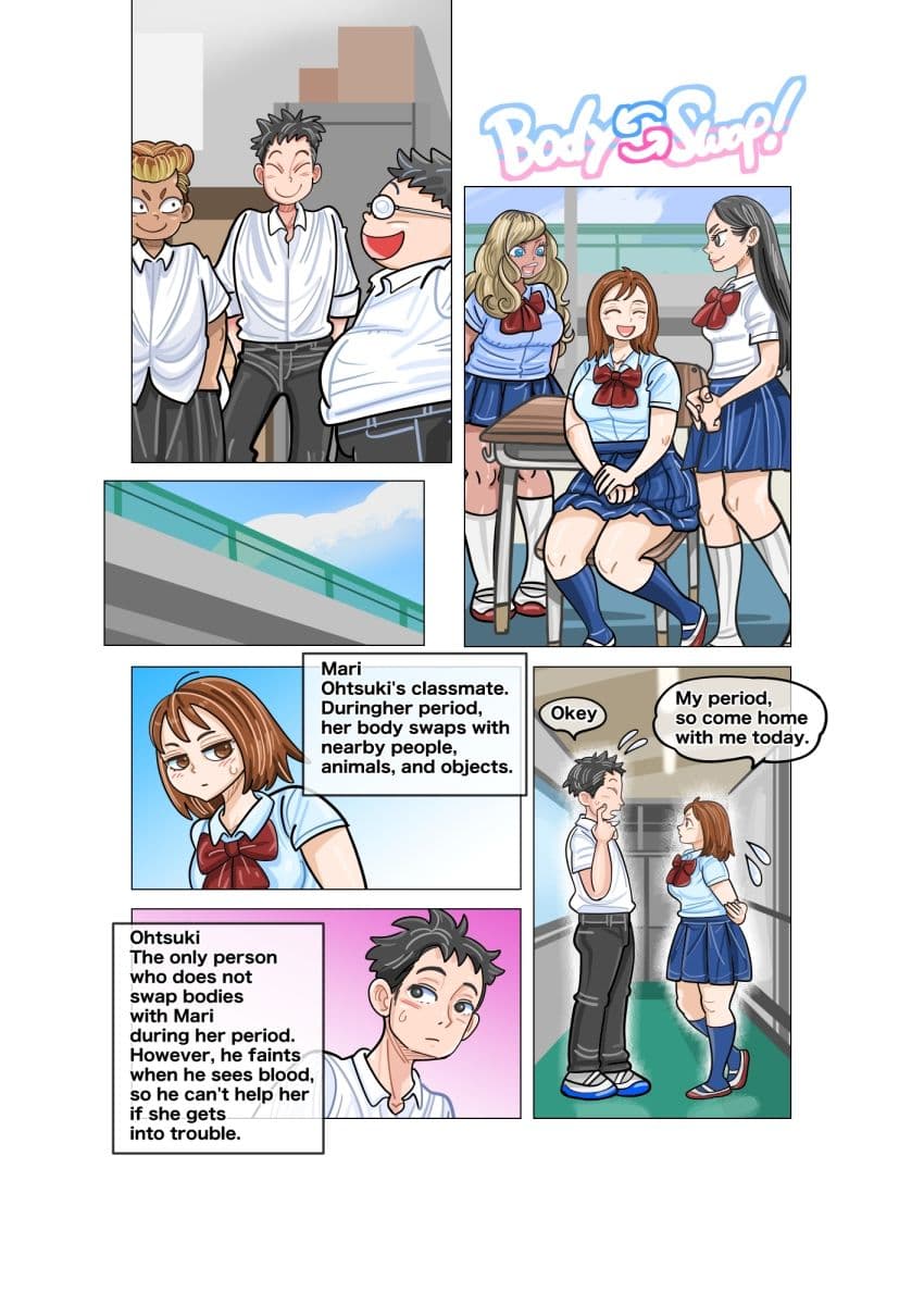 【Bodyswap・TS】Mari sometimes change！ サンプル2