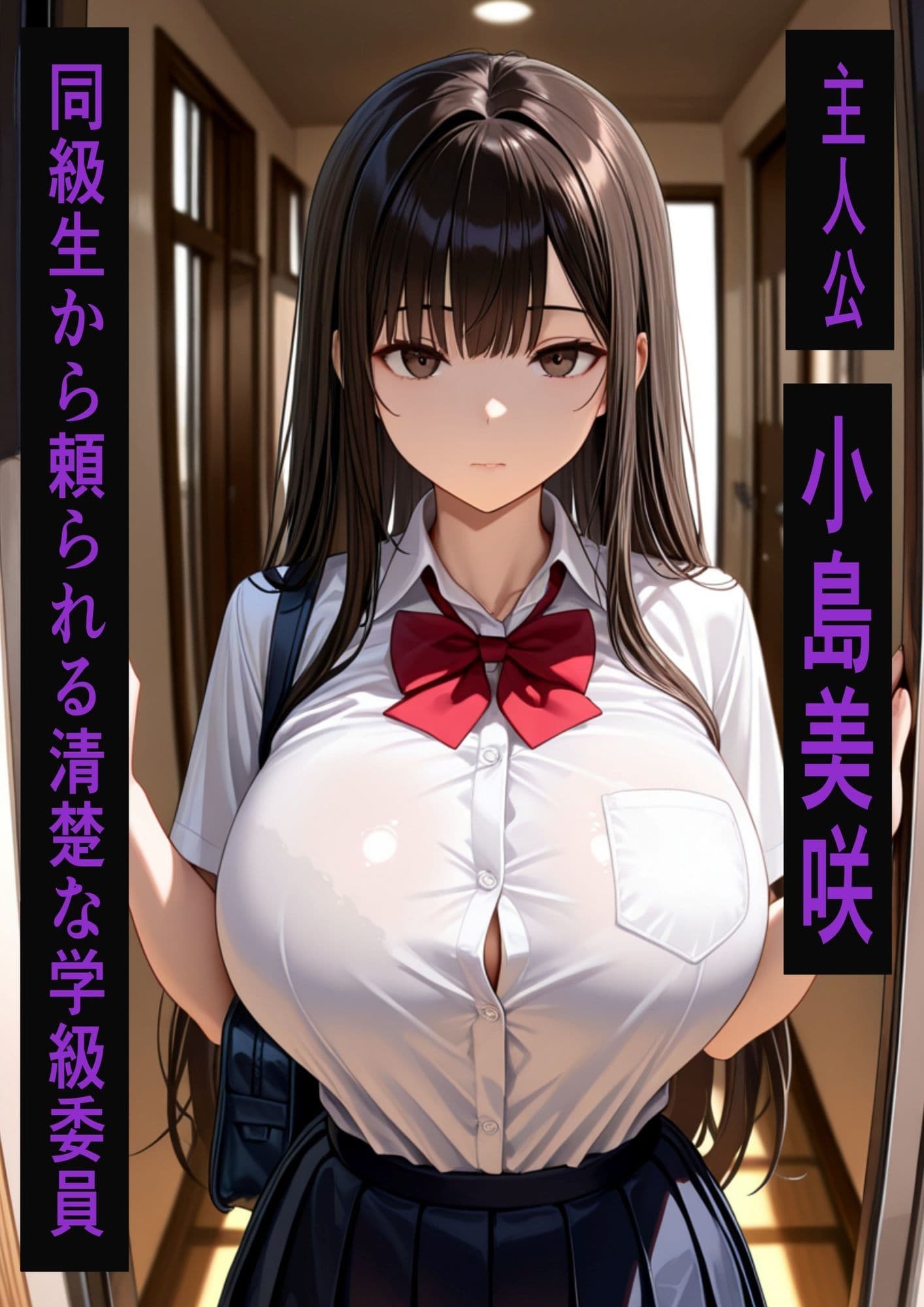 メス堕ち巨乳女子校生学級委員 サンプル1