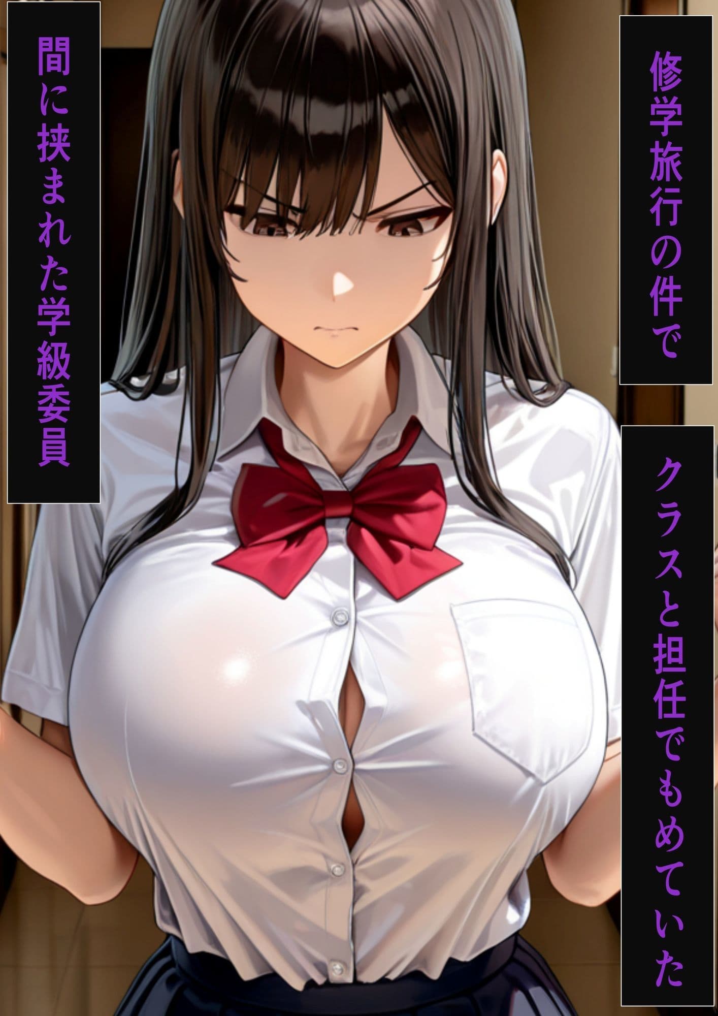 メス堕ち巨乳女子校生学級委員 サンプル3