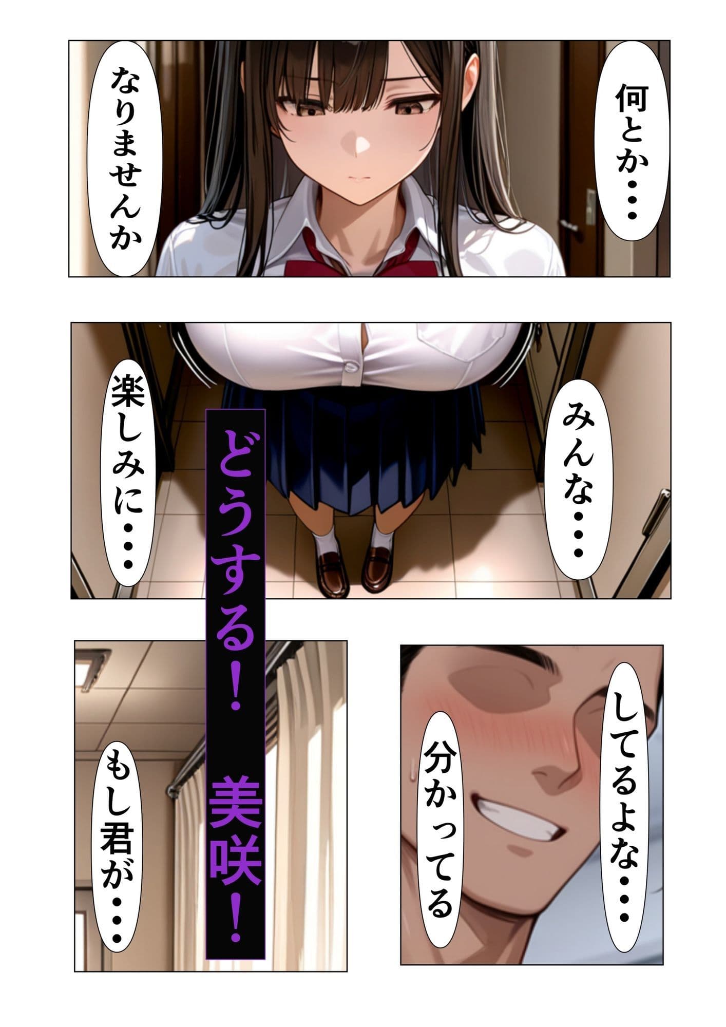 メス堕ち巨乳女子校生学級委員 サンプル4