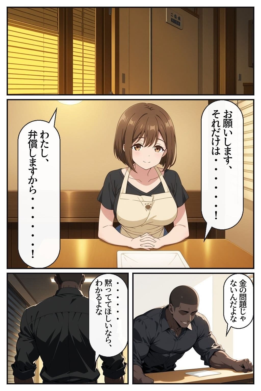 彼氏持ちの女子大生、バイト先の店長に閉店後のカフェで堕とされる サンプル9