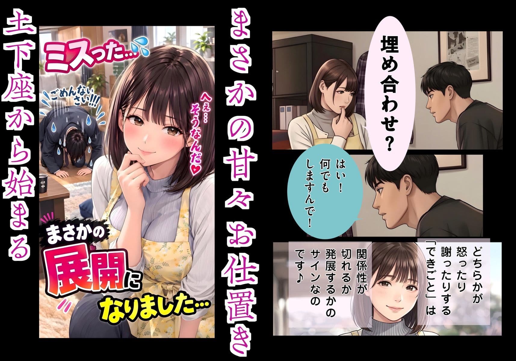 ミスして土下座したら、大家さんに押し倒された件〜「ずっと好きでした」両想い同居人の甘々お仕置き交尾〜 サンプル5