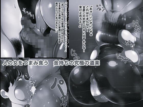 家賃格安敷金礼金保証金一切無し ワケアリ孕ませドリームマンション モノクロ版 サンプル3