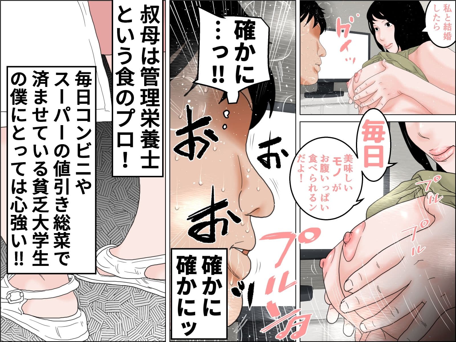 36歳の巨乳叔母に再婚を申し込まれた サンプル7