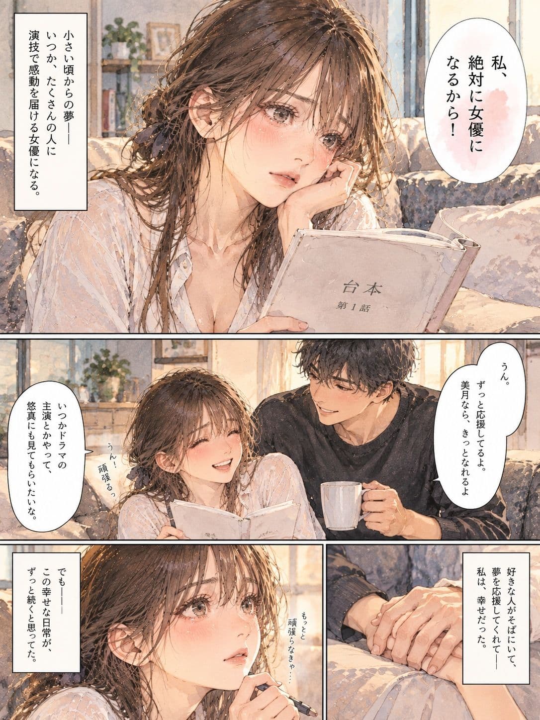 「これが最後のチャンスなの」――芸能界で夢を追う彼女が選んだ枕営業。 サンプル1