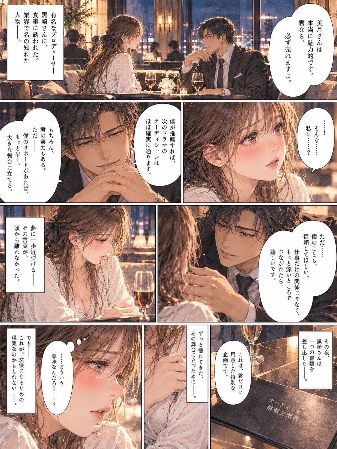 「これが最後のチャンスなの」――芸能界で夢を追う彼女が選んだ枕営業。 サンプル3