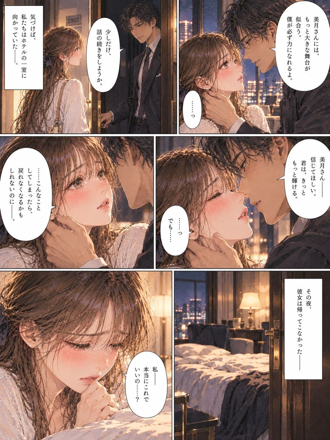 「これが最後のチャンスなの」――芸能界で夢を追う彼女が選んだ枕営業。 サンプル4
