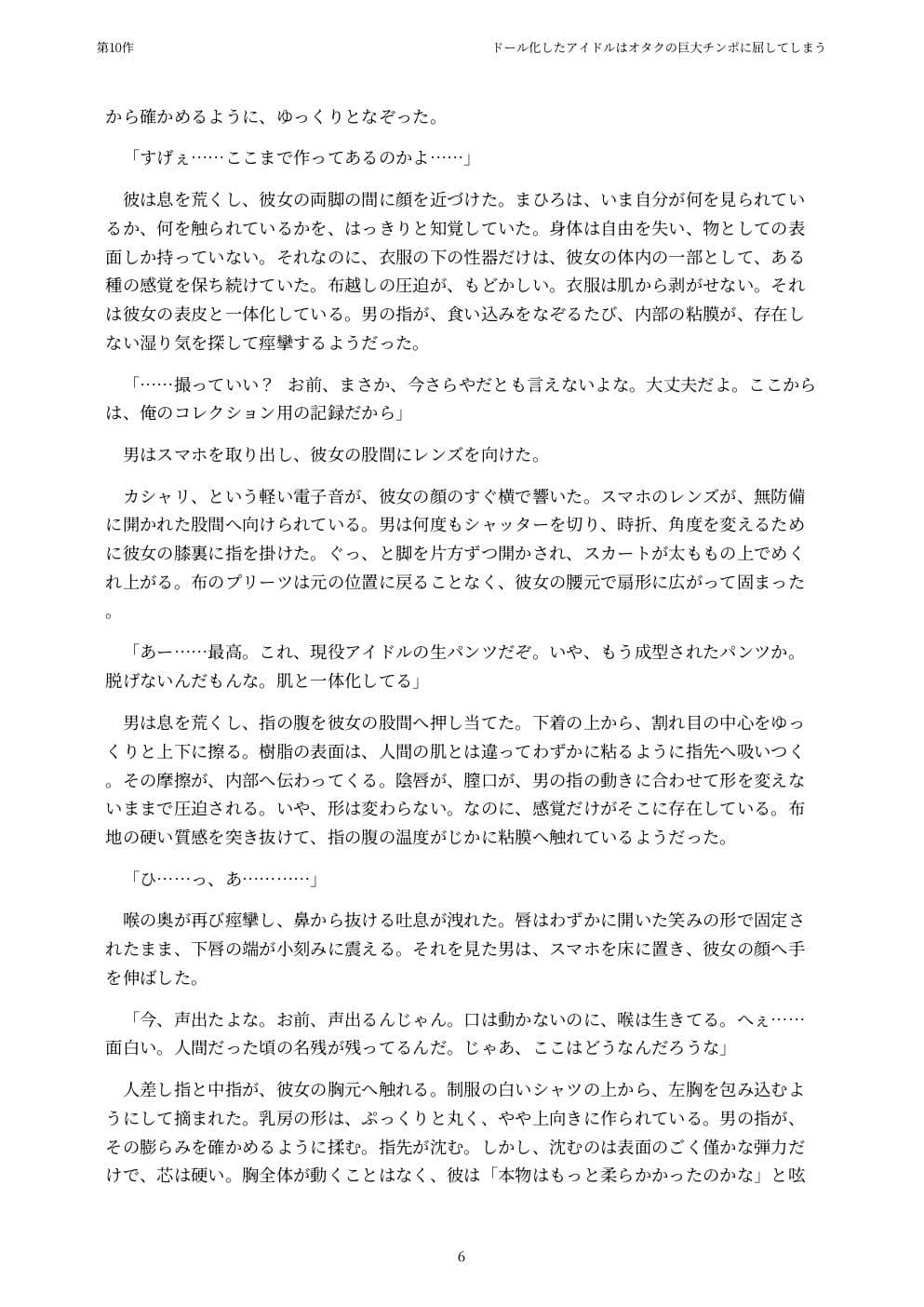 ドール化したアイドルはオタクの巨大チンポに屈してしまう サンプル6