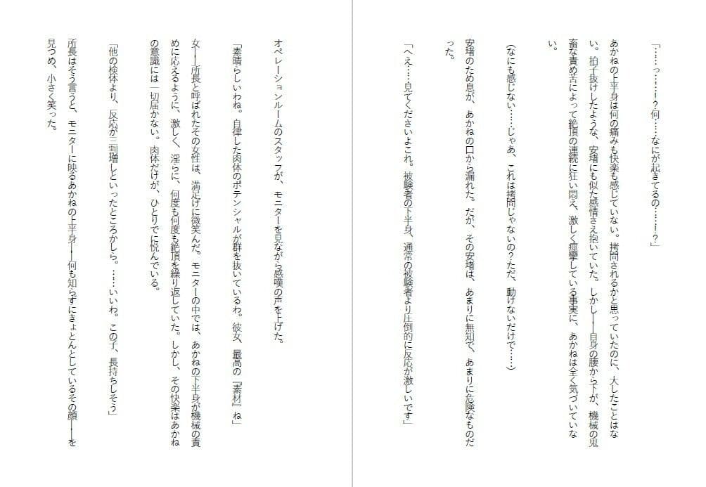 快楽肉人形 潜入捜査官が堕ちた快楽の檻 感覚遮断調教・エリートエージェントの末路 サンプル4