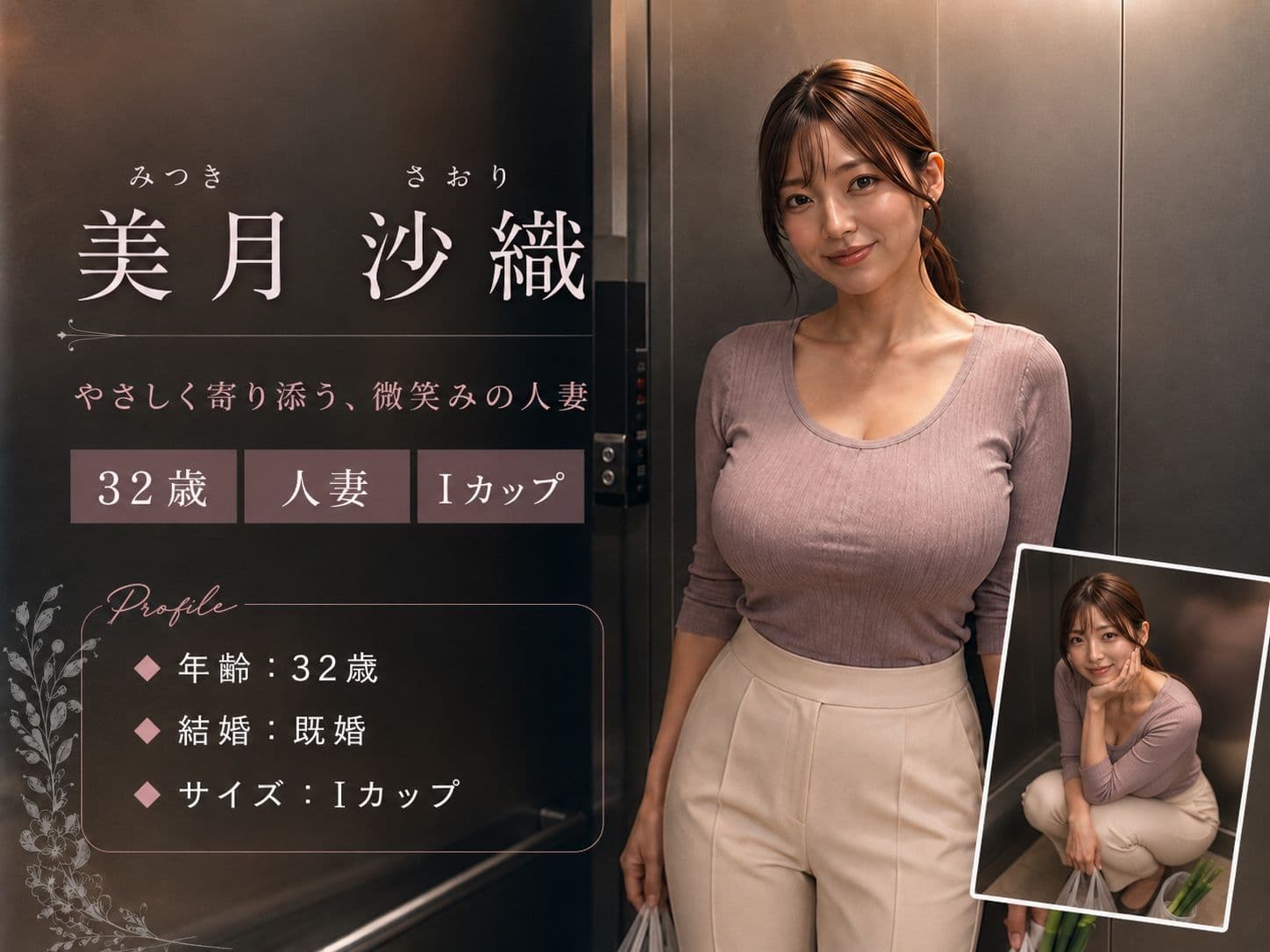 【フル実写動画】密室エレベーターに閉じ込められヤリマン巨乳人妻/ギャル/アイドルと中出しセックスした件 サンプル1