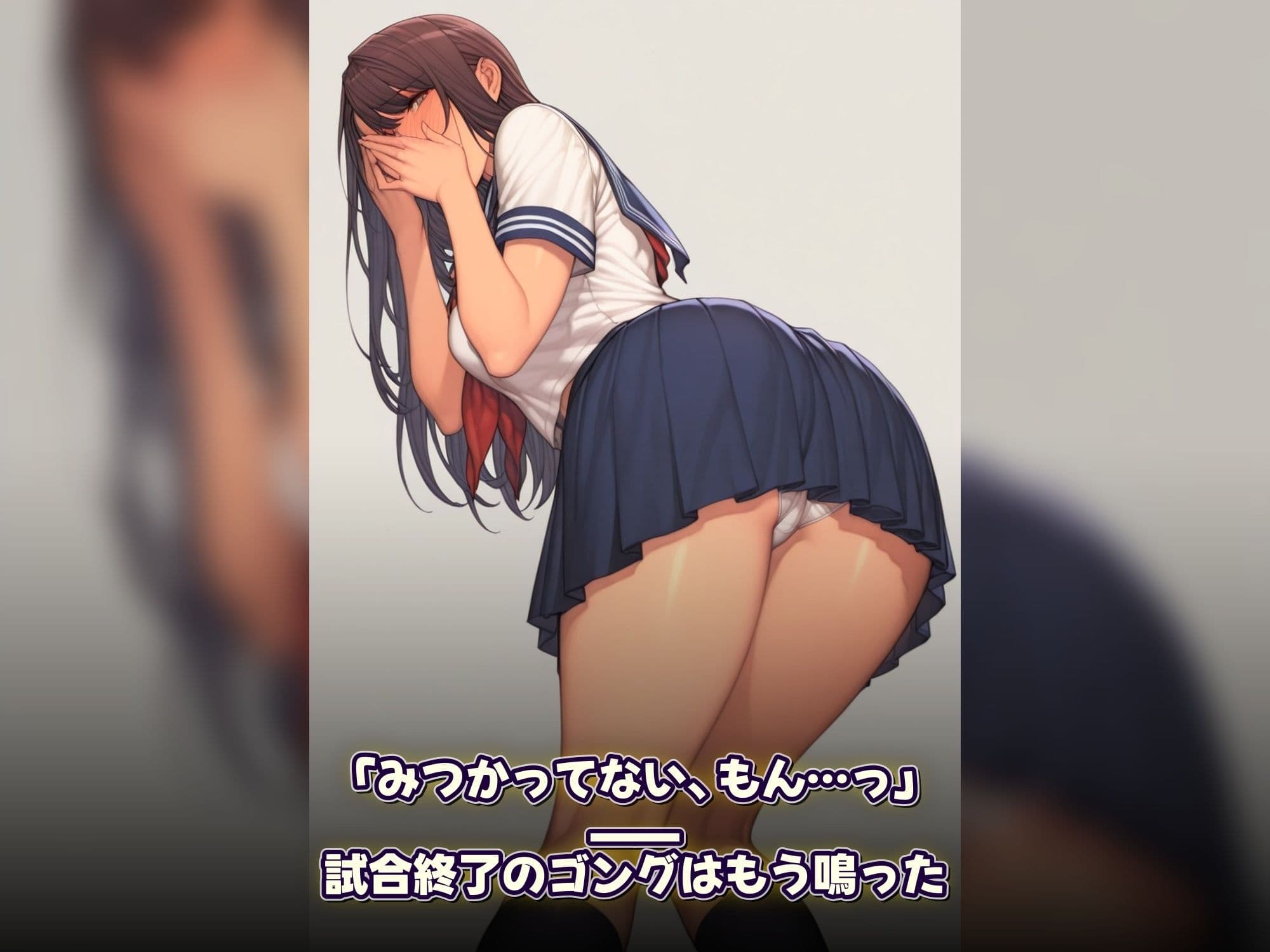 めっちゃけしからんカメレオン 〜頭かくして尻隠さず〜   隠れ方が、下手すぎる サンプル2