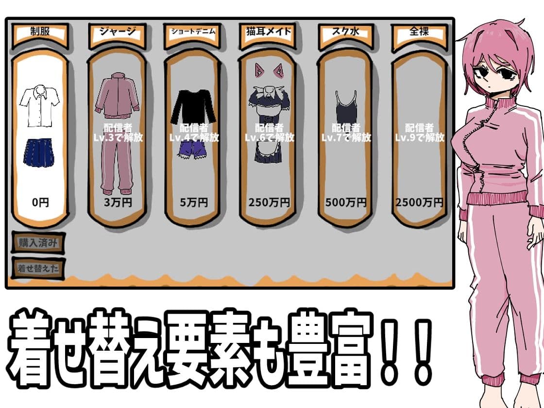 彼女を有名配信者にして優越感に浸る サンプル3