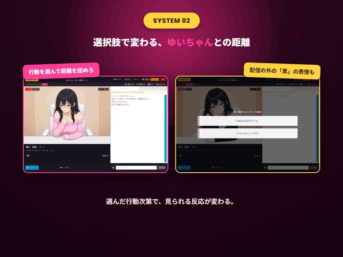 22歳清楚ちゃんの甘いライブチャット 〜お貢ぎマゾのお財布くんはもう抜け出せない〜 サンプル3