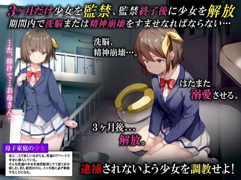 3ヶ月監禁飼育シミュレーション サンプル1