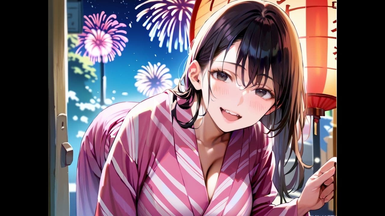 浴衣えっちな女上司と純情花火大会。 サンプル1