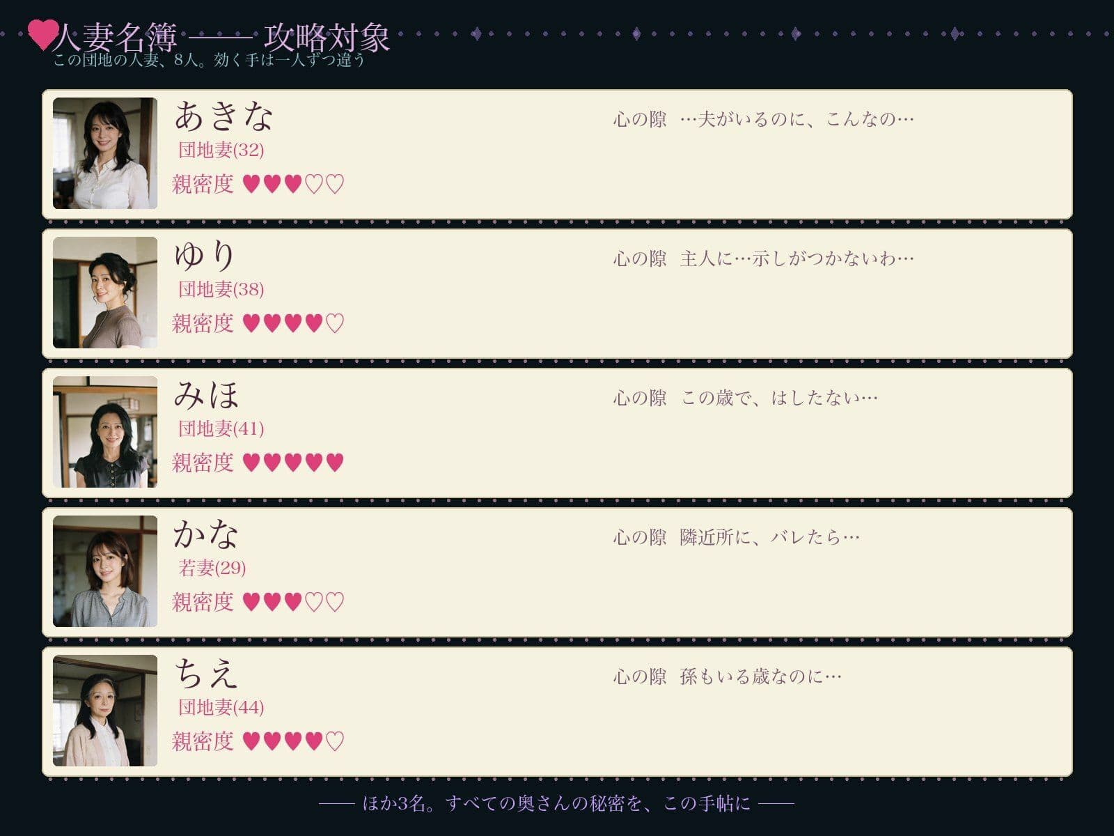 団地妻名鑑 サンプル2