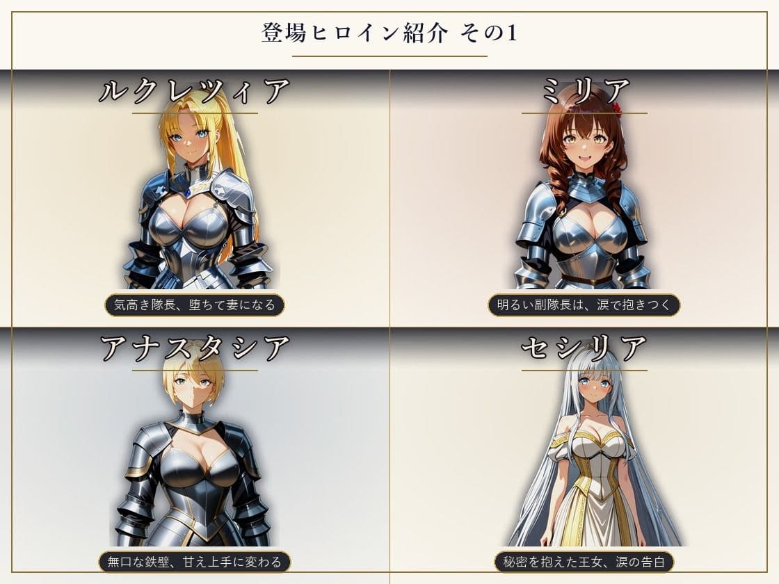 巨乳騎士とえっちな戦記〜7人の巨乳女騎士を娶り、ハーレム皇帝になるまで〜 サンプル3