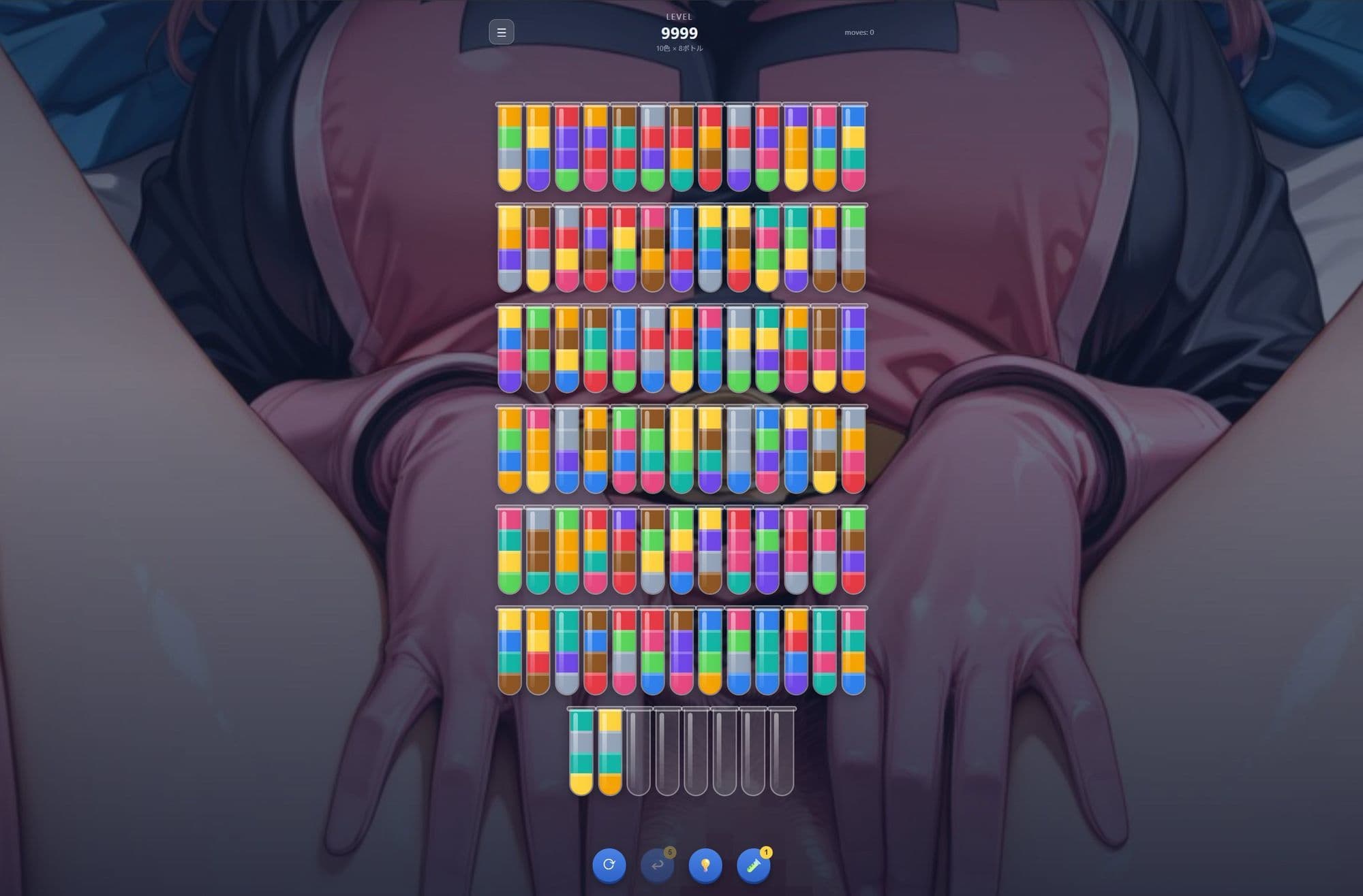 マァムのポーション仕分けパズル サンプル3