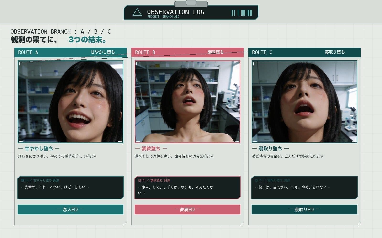無表情後輩 観察録 サンプル3