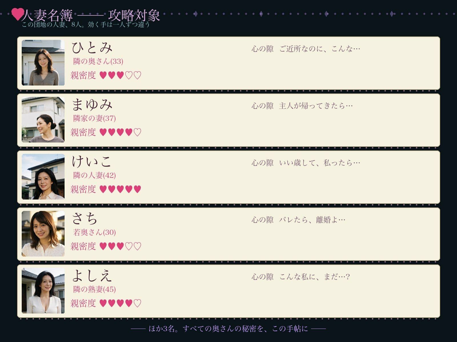 隣の奥さん堕とし手帖 サンプル1