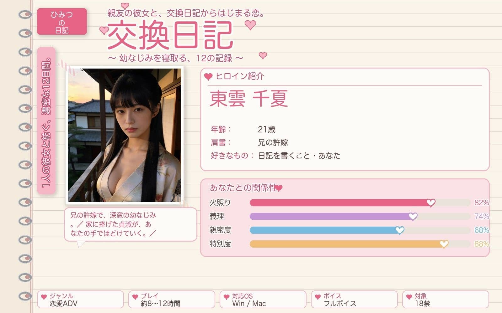 許嫁と縁側の約束 サンプル1