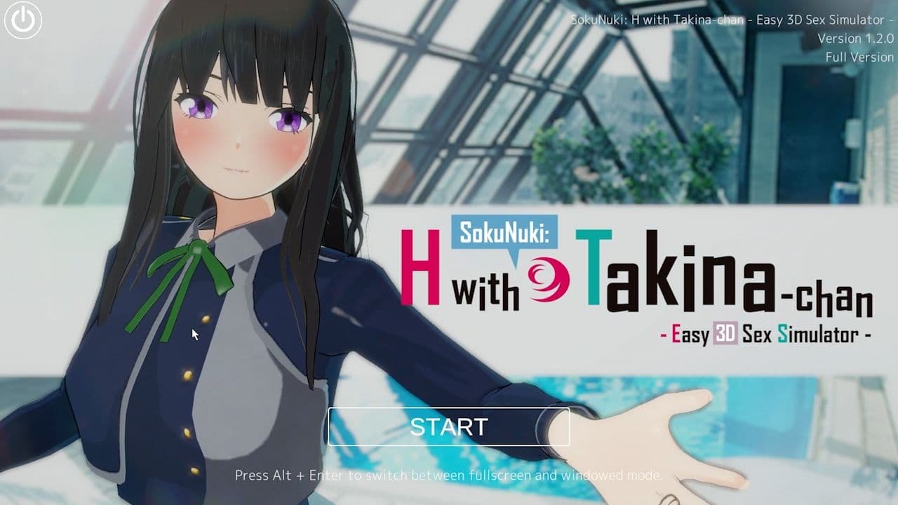 SokuNuki: H with Takina-chan - Easy 3D Sex Simulator - サンプル1
