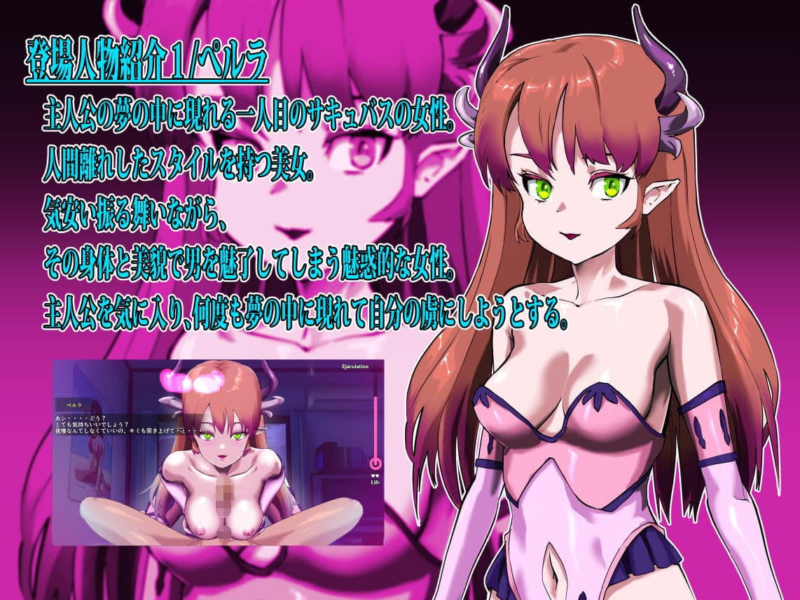 サキュバスたちの夜 〜淫魔姦、あるいはインキュバスとサキュバスについて〜 サンプル2