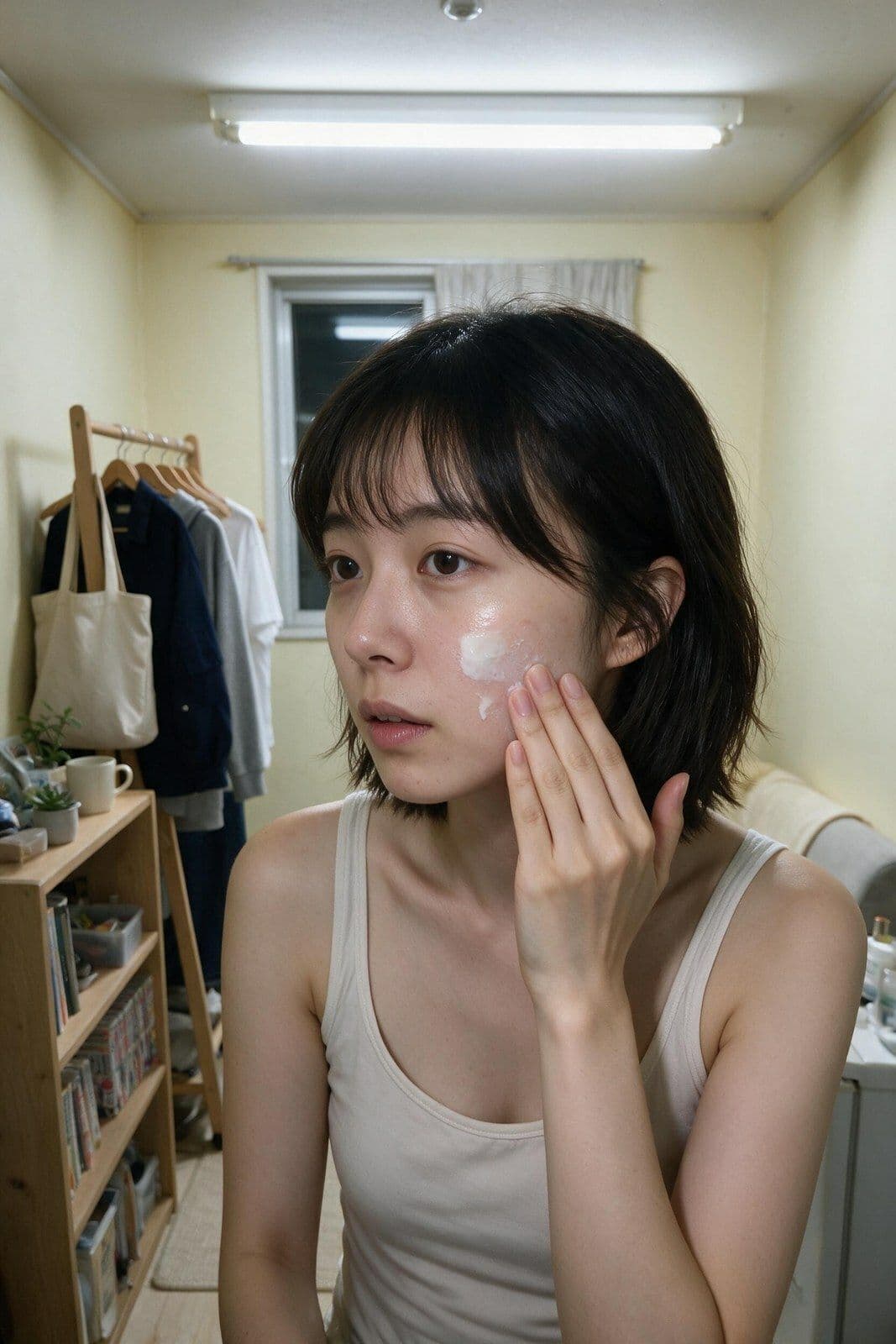 〔実写級〕深夜コンビニの防犯カメラを向けた先 バイトの子（20）/記録28本 サンプル2