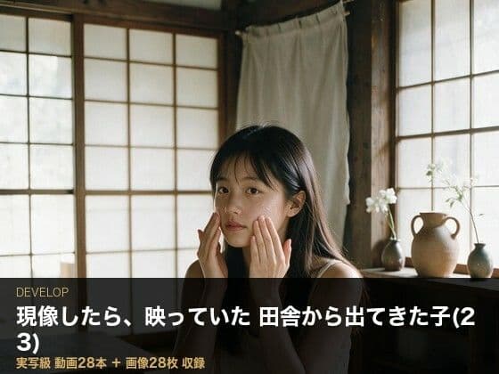 ＜実写級＞現像したら映っていた・田舎から出てきた子（23）の一人暮らし 28本