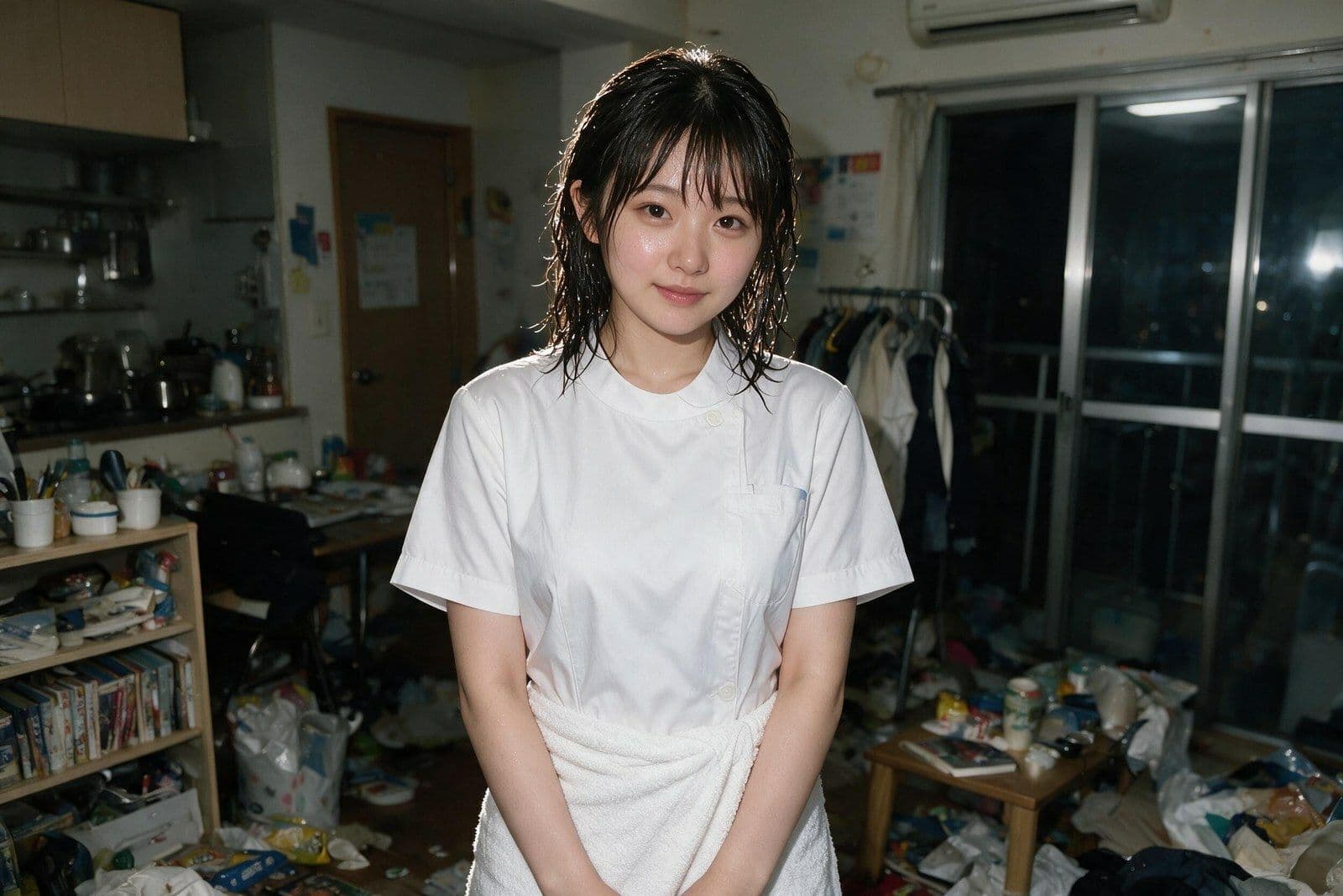 ≪実写級≫白衣の下と、帰宅後 〜ナース（24）の部屋に仕掛けた28本≫ サンプル2