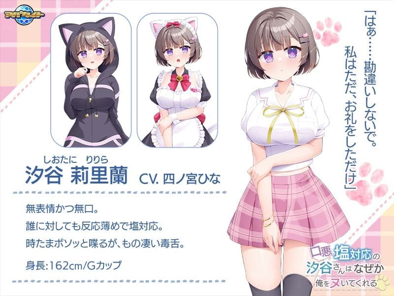 口悪塩対応の汐谷さんは、なぜか俺をヌいてくれる サンプル2