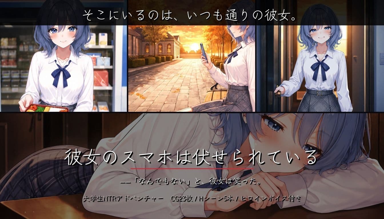 彼女のスマホは伏せられている 〜寝取られるまでの、彼女の視線〜 サンプル1