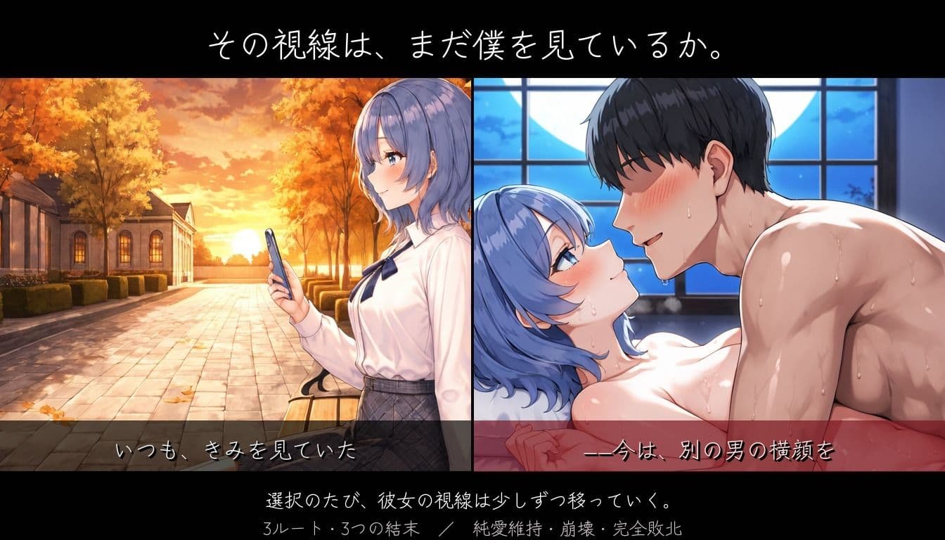 彼女のスマホは伏せられている 〜寝取られるまでの、彼女の視線〜 サンプル2