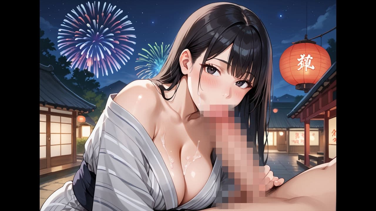 むちむち浴衣の女上司と快楽の花火。 サンプル6