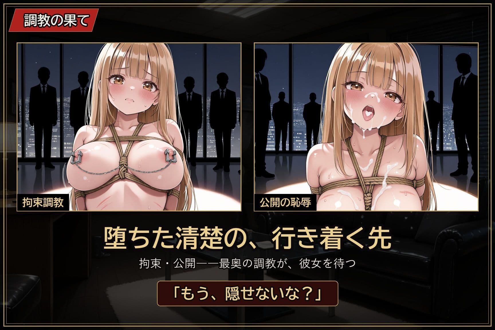 【お触りSLG】清楚J●は闇金の性処理担保になる 〜処●を散らされ、指だけで喘がされる14日間のお触り奴●生活〜 サンプル8