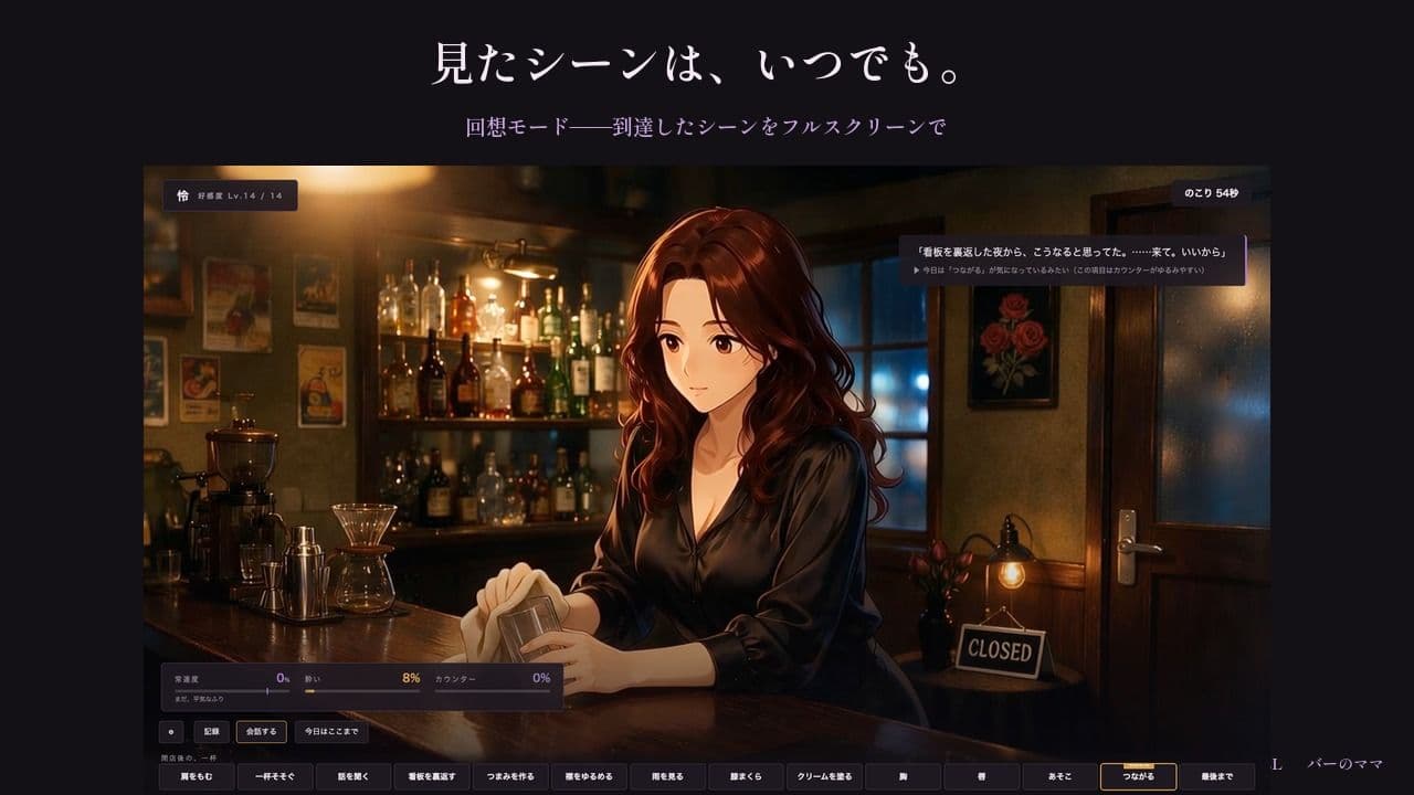 バーのママ 〜閉店後の一杯〜 サンプル8
