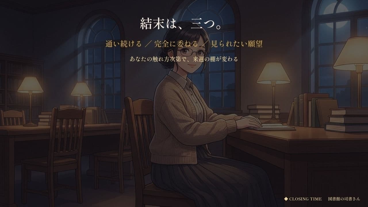 「お静かに」が言えなくなる司書さん 〜閉館まで三十分、声を殺せない夜〜 サンプル9