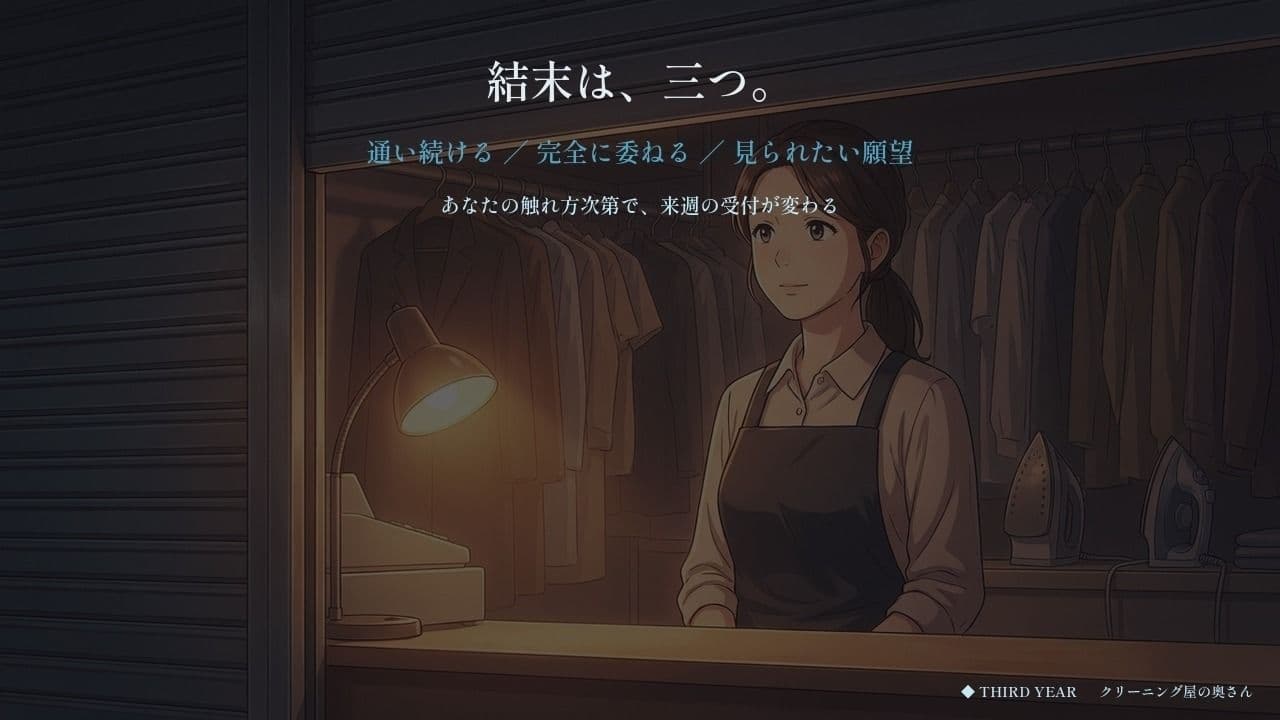 俺のシャツの畳み方を覚えている奥さん 〜クリーニング屋に通って三年目の夜〜 サンプル9