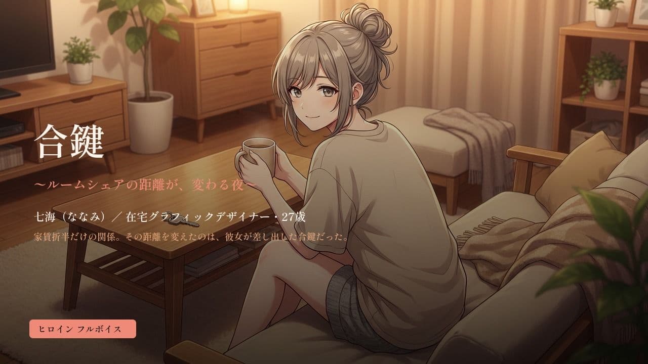 合鍵 〜ルームシェアの距離が、変わる夜〜 サンプル1