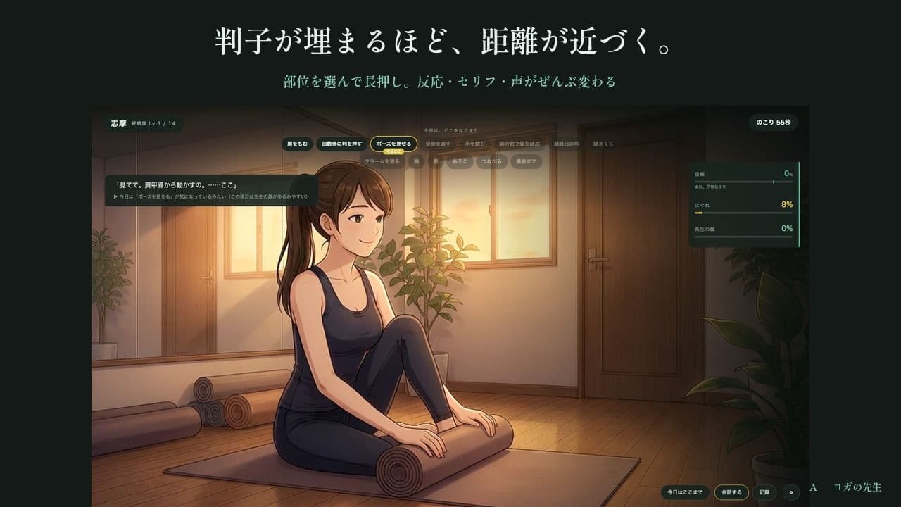 ヨガの先生 〜十回券の最終日〜 サンプル2
