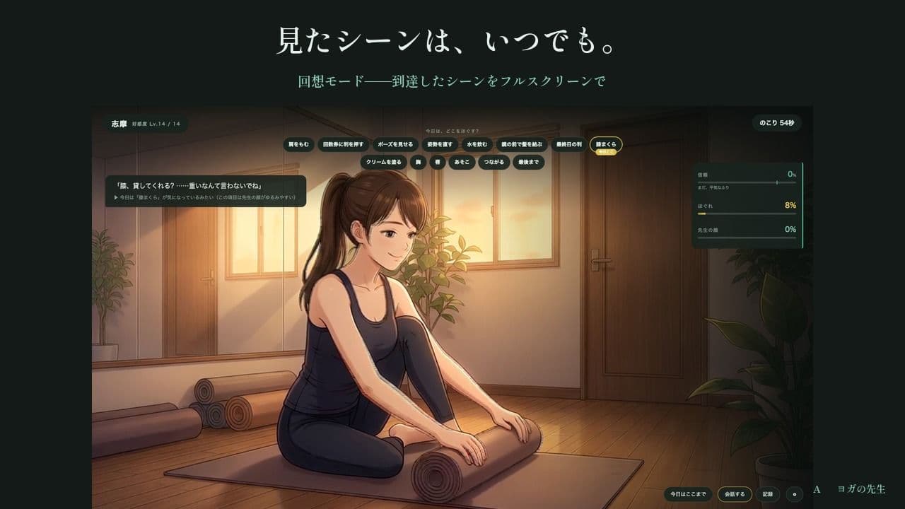 ヨガの先生 〜十回券の最終日〜 サンプル8
