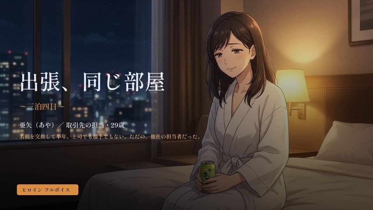 出張、同じ部屋 〜三泊四日〜 サンプル1