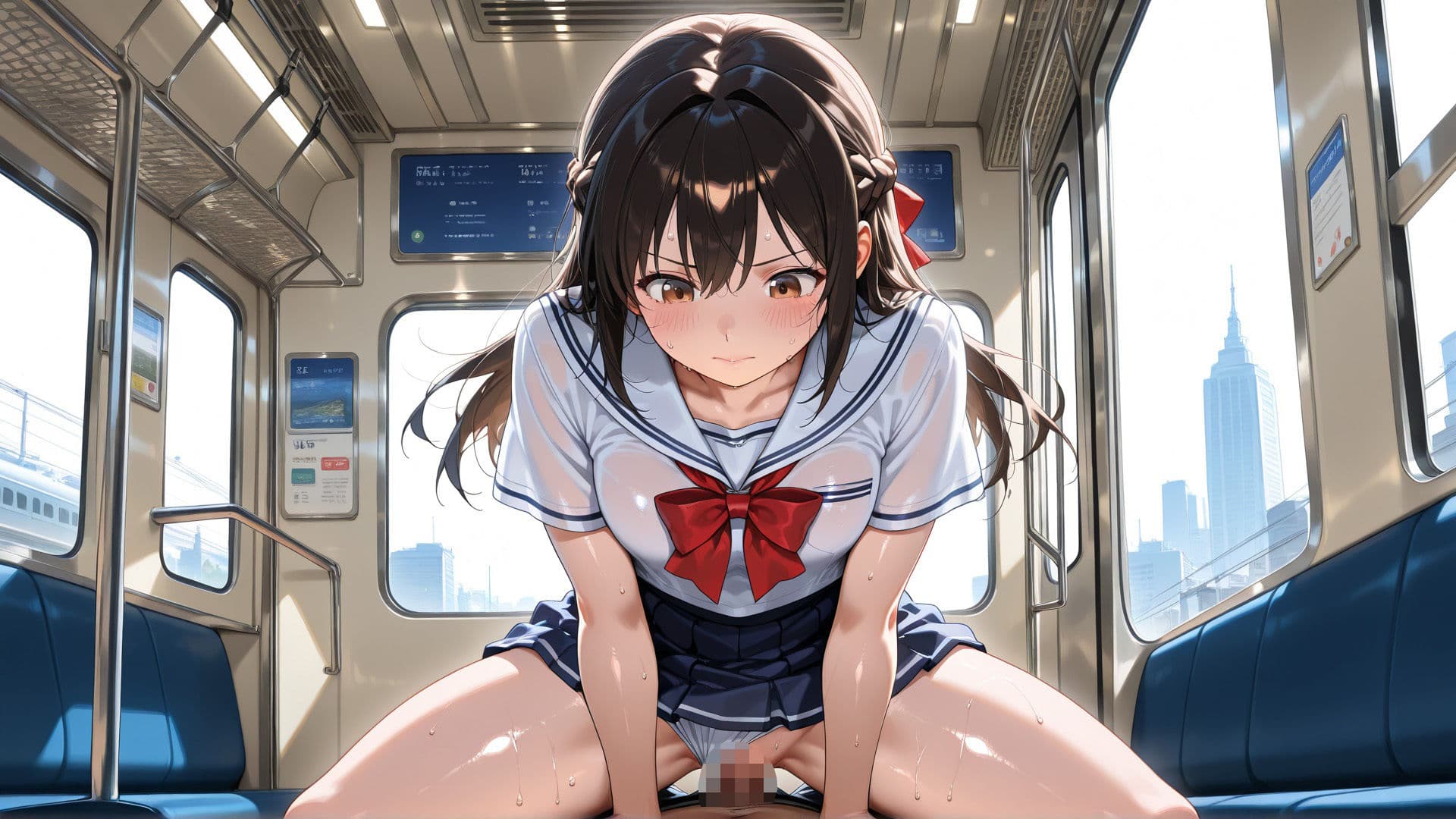 淫乱パズル  痴●電車で種付中出しセックス！ サンプル4