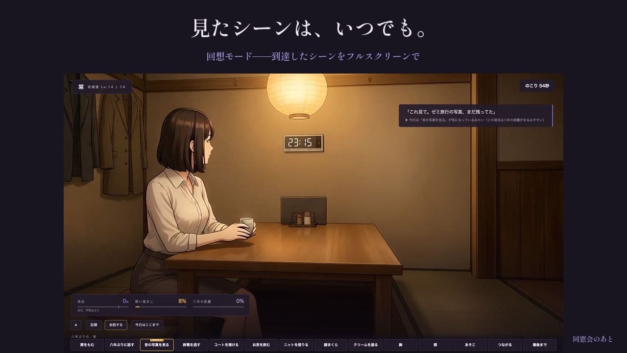 同窓会のあと 〜八年ぶりの終電〜 サンプル8