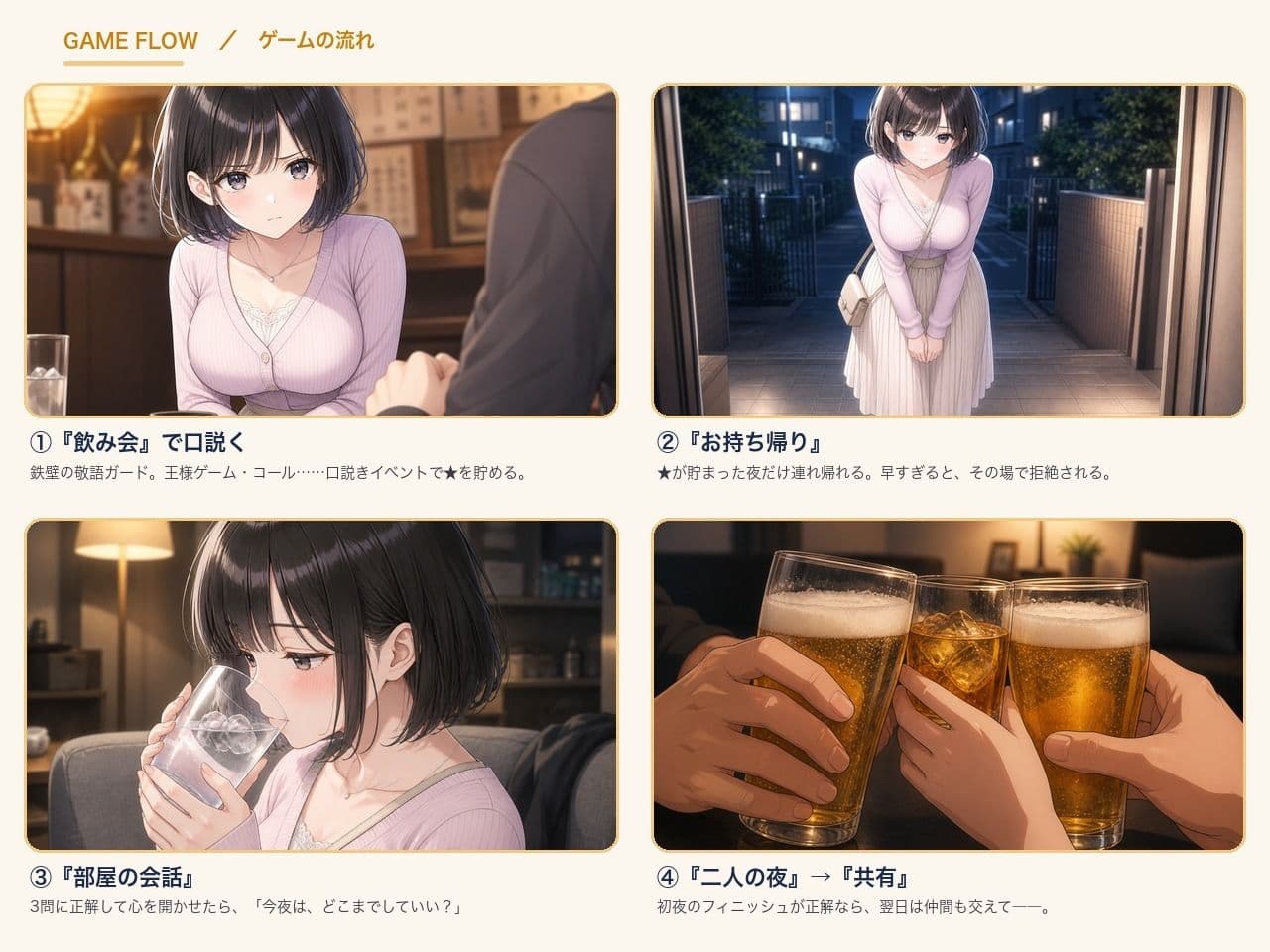 飲みサー泥●プログラム  〜柚木 芽衣〜 サンプル5