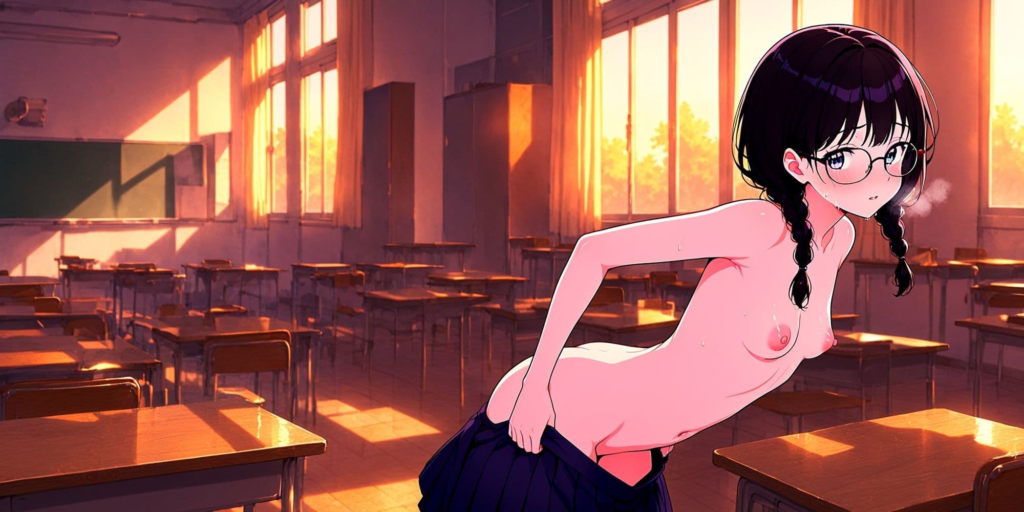 放課後の露出 ―剥き出しの少女の独白― サンプル3