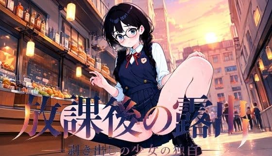 放課後の露出 ―剥き出しの少女の独白―