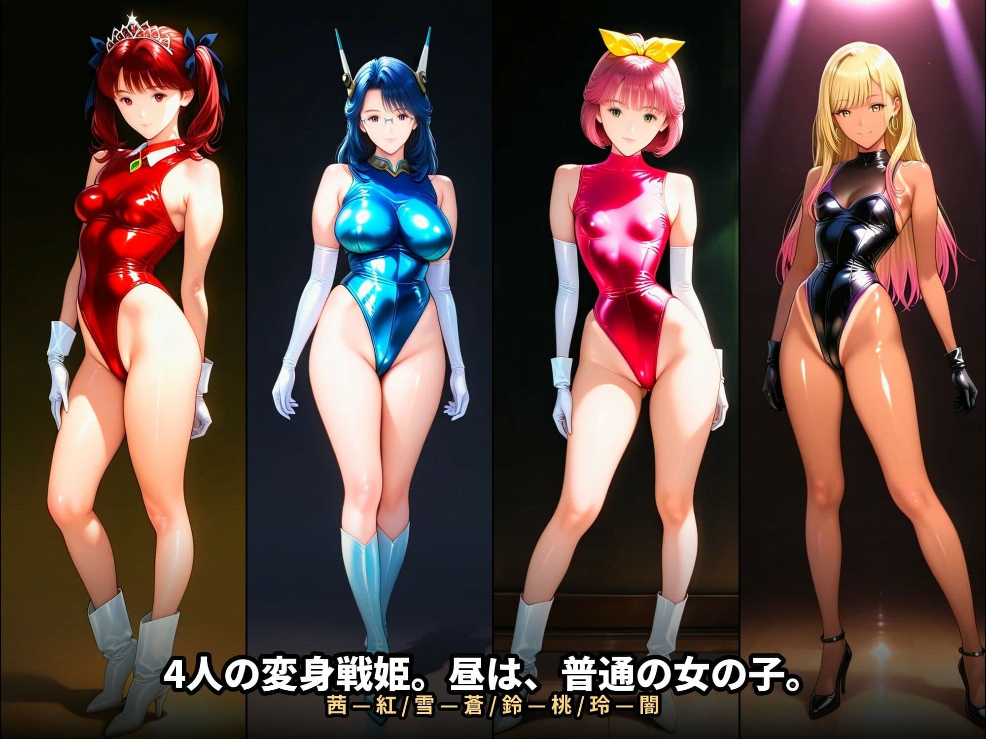 戦隊戦姫サバイバー  負けてひん剥かれるほどビクンビクン強くなる サンプル1